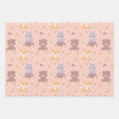 Woodland Animals Herfst Inpakpapier Vel (Voorkant 3)
