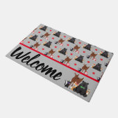 Woodland Animals Herfst Season Doormat Deurmat (Schuin)