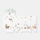 Woodland Animals Herfst Waterverf Baby shower Bedankdoosjes (Uitgevouwen)