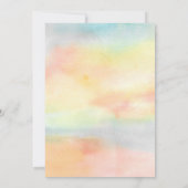 Woodland Animals Het is een Baby shower van paddes Kaart (Achterkant)