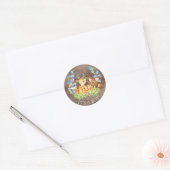 Woodland Animals Het is een Boy Favor Sticker (Envelop)