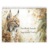 Woodland Animals & Inspirational Quotes 2026 Kalender (Hoes)