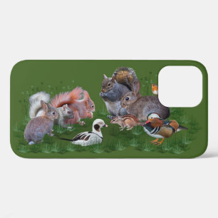 Woodland Animals iPhone 12 Hoesje