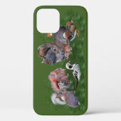 Woodland Animals iPhone 12 Hoesje (Achterkant)
