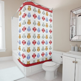 Woodland Animals is een moderne eenvoudige eigenaa Douchegordijn