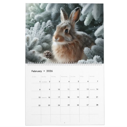 Woodland Animals  Kalender (Feb 2026)