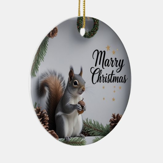 Woodland Animals Keramische Cirkel Ornament (Rechts)