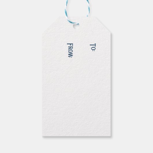 Woodland Animals Kerstmis Cadeaulabel (Achterkant)