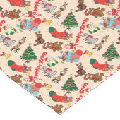 Woodland Animals Kerstmis Korte Tafelloper (Hoek)