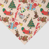 Woodland Animals Kerstmis Tissuepapier (Detail)