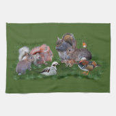 Woodland Animals Kitchen Towel Theedoek (Horizontaal)