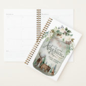 Woodland Animals Mason Jar Country Floral Planner (Display)