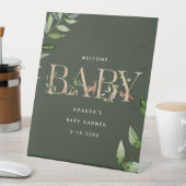 Woodland Animals met Baby shower Welkom Reclamebord Met Voetstuk (Insitu)