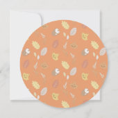 Woodland Animals met de eerste verjaardag Kaart (Achterkant)