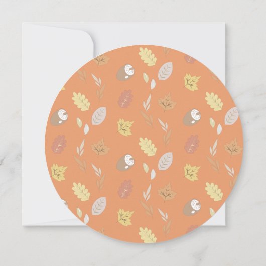 Woodland Animals met de eerste verjaardag Kaart (Achterkant)