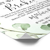 Woodland Animals Mijn Baby shower-spel Poster (Hoek)