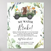 Woodland Animals Mijn Baby shower-spel Poster (Voorkant)