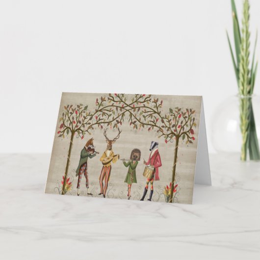 Woodland Animals Minstream Group Kaart (Voorkant)