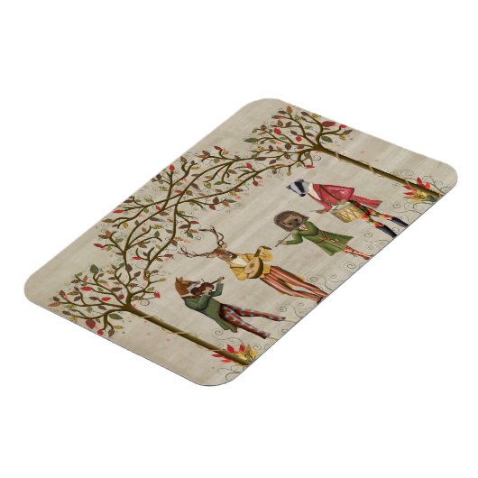 Woodland Animals Minstrel Group Magneet (Linkerzijde)