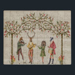 Woodland Animals Minstrel Group Puzzel<br><div class="desc">Mainstrel Group van Fab Funky. Kenmerkt een groep boslanddieren die samen muziek spelen onder de herfstbomen. | 191622D</div>