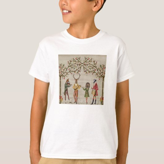 Woodland Animals Minstrel Group T-shirt (Voorkant)