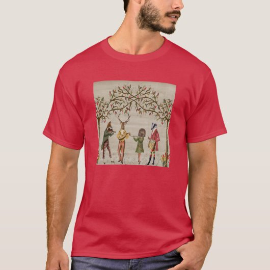 Woodland Animals Minstrel Group T-shirt (Voorkant)