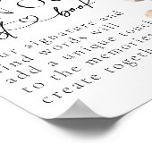 Woodland Animals Modern Baby shower Gastenboek Poster (Hoek)