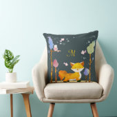 Woodland Animals Monogram Home Decor Kussen (Stoel)