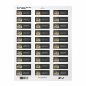 Woodland Animals Neutraal Baby shower Adres Etiket (Full Sheet)