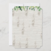 Woodland Animals Nieuwe Baby Adoptie Die Cut Kaart (Achterkant)