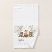 Woodland Animals Nursery Baby Betekenis Handdoek (Handdoek)