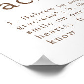 Woodland Animals Nursery Custom Monogram Poster (Hoek)