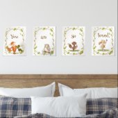 Woodland Animals Nursery Print Set (Slaapkamer)