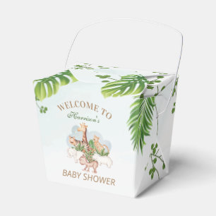 Woodland Animals Oerwoud Greenery Favor Box Bedankdoosjes