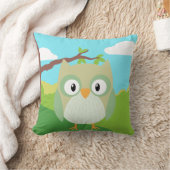 Woodland Animals Owl Pillow Kussen (Deken)