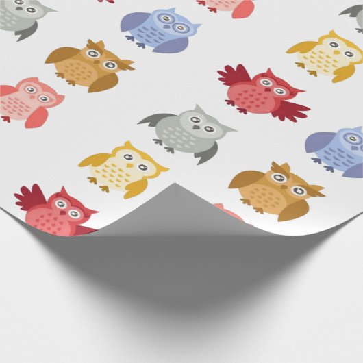 Woodland Animals Ownership Cute Modern Cadeaupapier (Hoek)