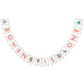 Woodland Animals Party Bunting Pennant Banner (Alle)