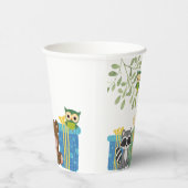Woodland Animals Party Cups Papieren Bekers (Rechts)