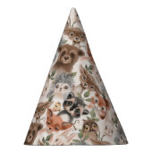 Woodland Animals Pattern Feesthoedjes (Rechts)