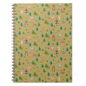 Woodland Animals Pattern Notitieboek (Voorkant)