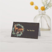 Woodland Animals Plaats een kaartje voor het voeds (Voorkant)