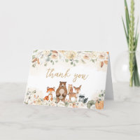 Woodland Animals Pompoen Herfst Baby shower