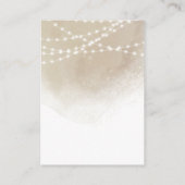 Woodland Animals Pompoen Herfst Baby shower Luier Informatiekaartje (Achterkant)