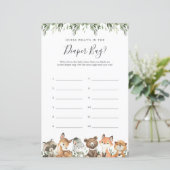 Woodland Animals Raad eens wat er in de luiertas z (Staand voorkant)