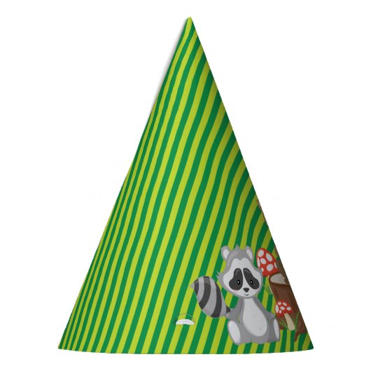 Woodland Animals | Raccoon | eekhoorn | Konijn Feesthoedjes (Links)