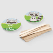 Woodland Animals Raccoon Hand Fan Handwaaier (Niet-gemonteerd)
