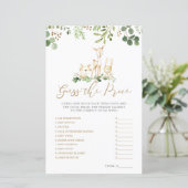 Woodland Animals raden het Baby shower van de Prij (Staand voorkant)