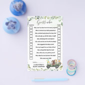 Woodland Animals raden wie de Kaart van het Baby s (Enkel)