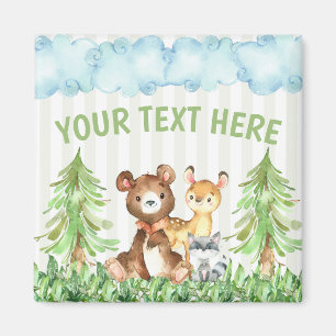 Woodland Animals Refkoelkast Magnet