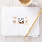 Woodland Animals retouradres / gunstiklabel Etiket (Insitu)